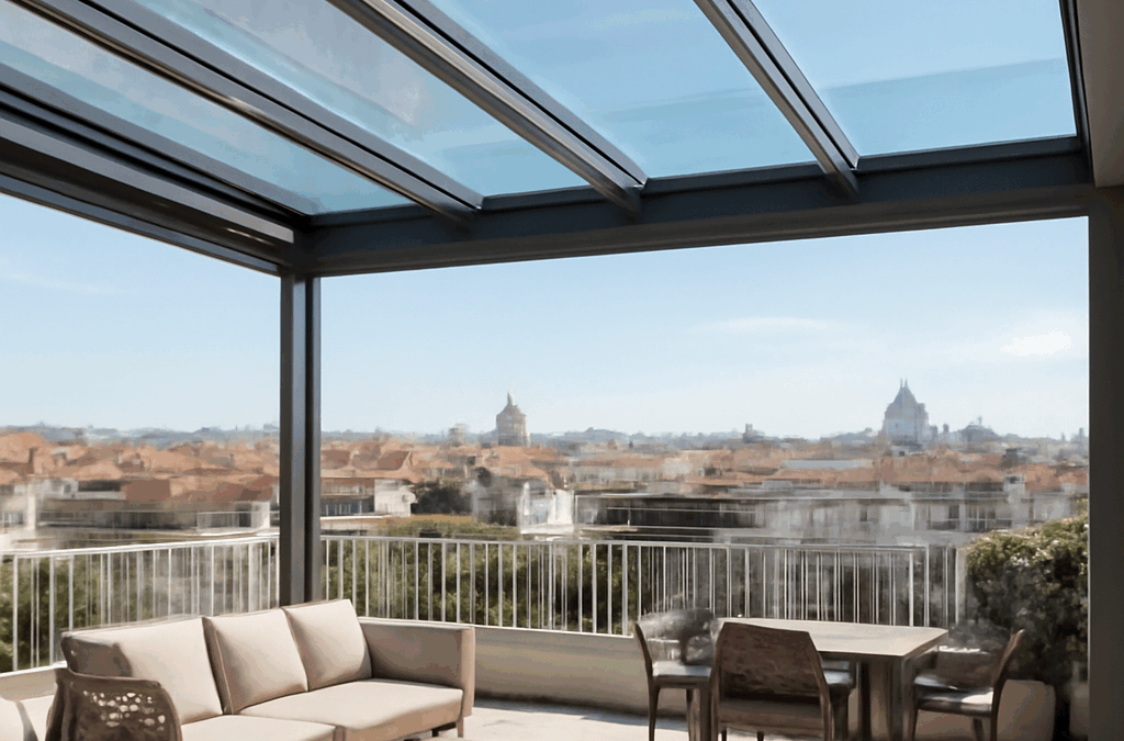 techos moviles de cristal para disfrutar del verano en tu terraza en Madrid